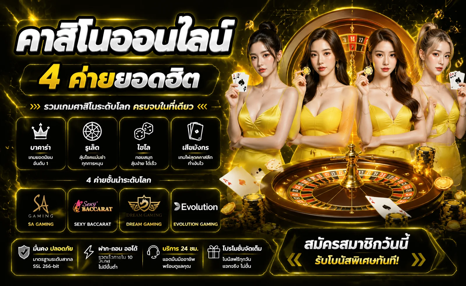คาสิโนออนไลน์ 789HK บาคาร่าสดถ่ายทอดจากสตูดิโอจริง