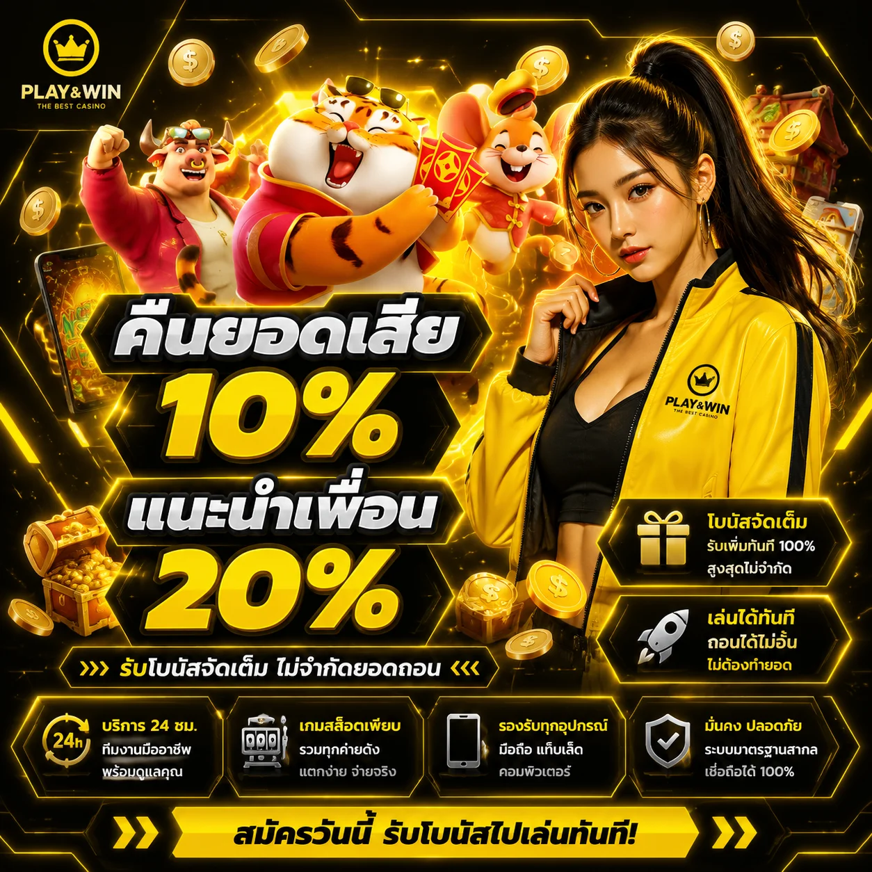 ทดลองเล่นสล็อตฟรีไม่ต้องสมัครสมาชิก